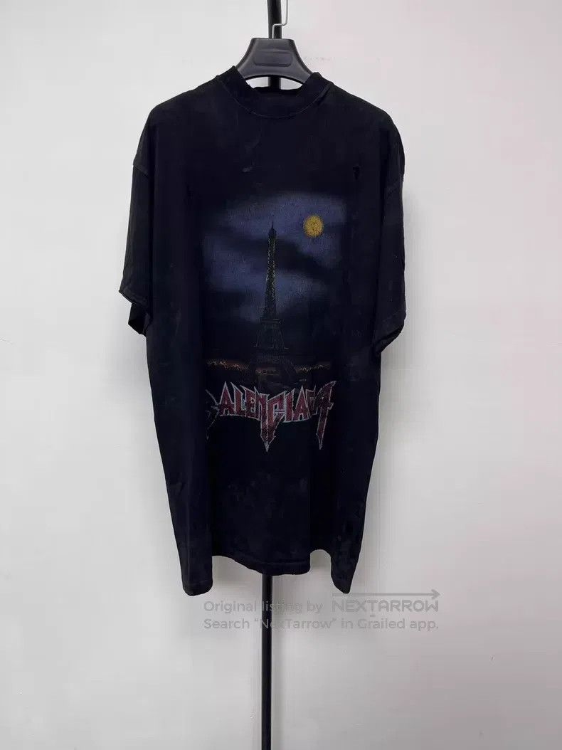 Balenciaga Balenciaga Letter Printed Round Neck Casual Short Sleeve T Size US S / EU 44-46 / 1 - 1 Thumbnail