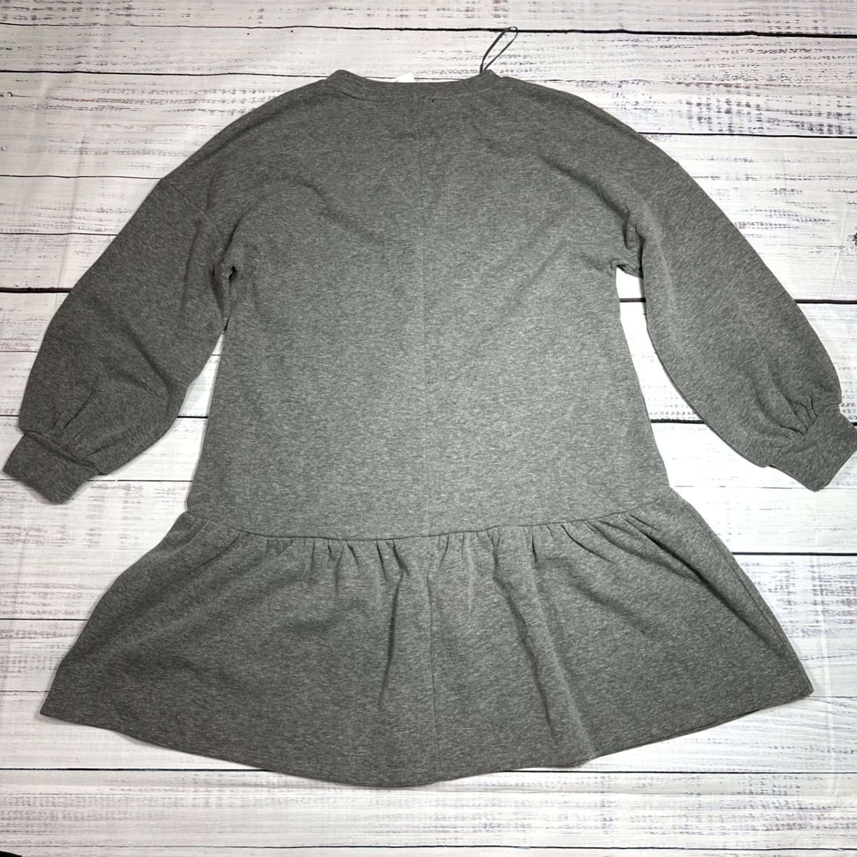 Express Express Womens Long Sleeve Tunic Shirt XS Gray New Size XS / US 0-2 / IT 36-38 - 4 Thumbnail