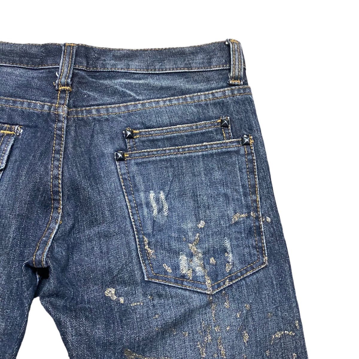 Le Grande Bleu (L.G.B.) Xfrm Clawmark Denim Flare Jeans Size US 32 / EU 48 - 12 Thumbnail