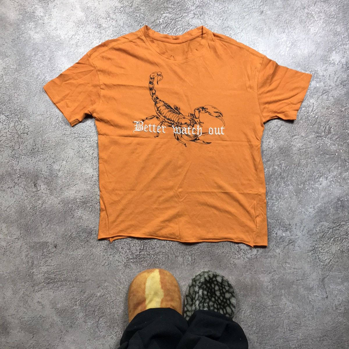 Vintage Vintage 90s Sun Faded Scorpion Graphic Tee Y2K Streetwear S Size US S / EU 44-46 / 1 - 1 Thumbnail