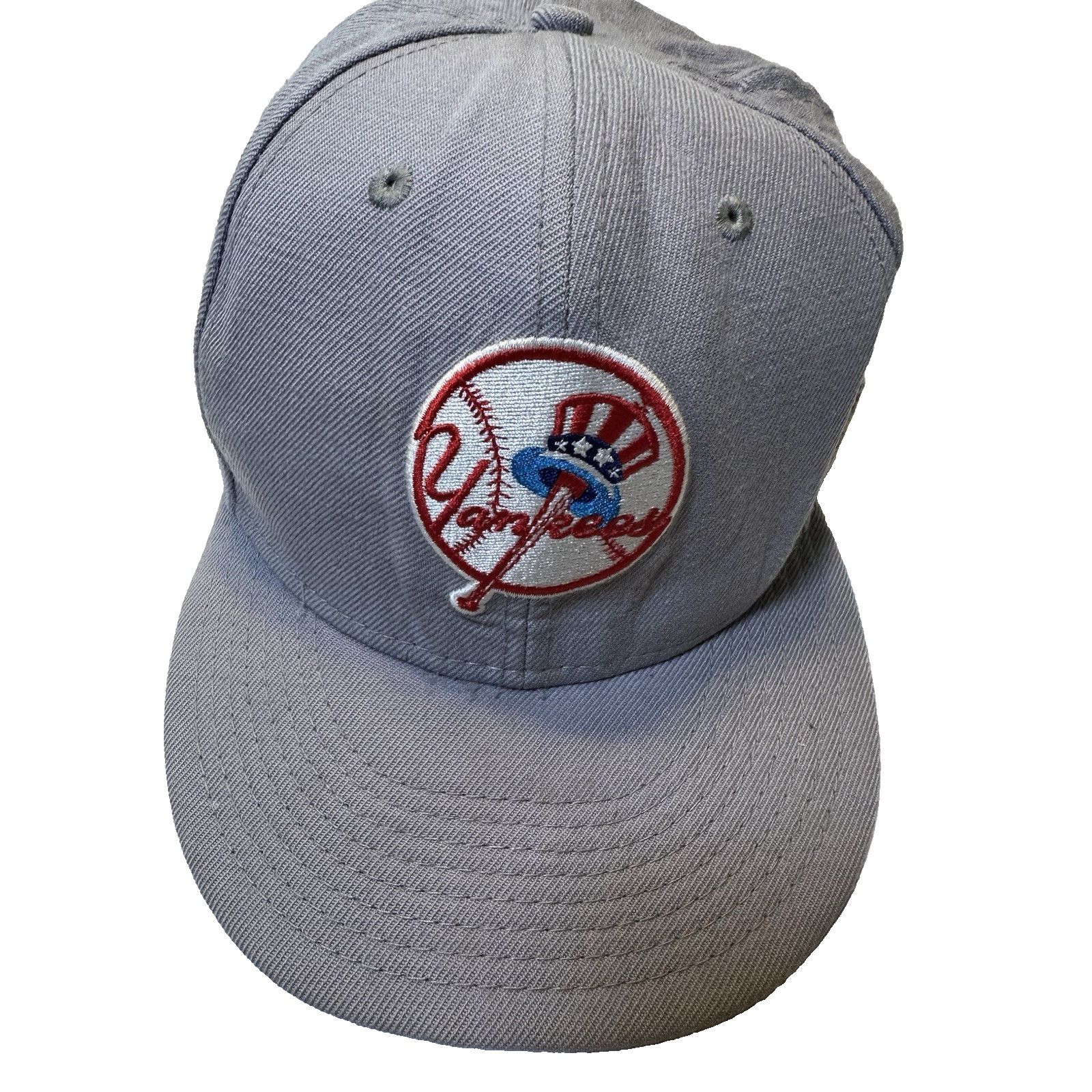 New Era New Era Cooperstown NY Yankees 7 5/8 Fitted Gray Cap/Hat MLB Size ONE SIZE - 1 Thumbnail