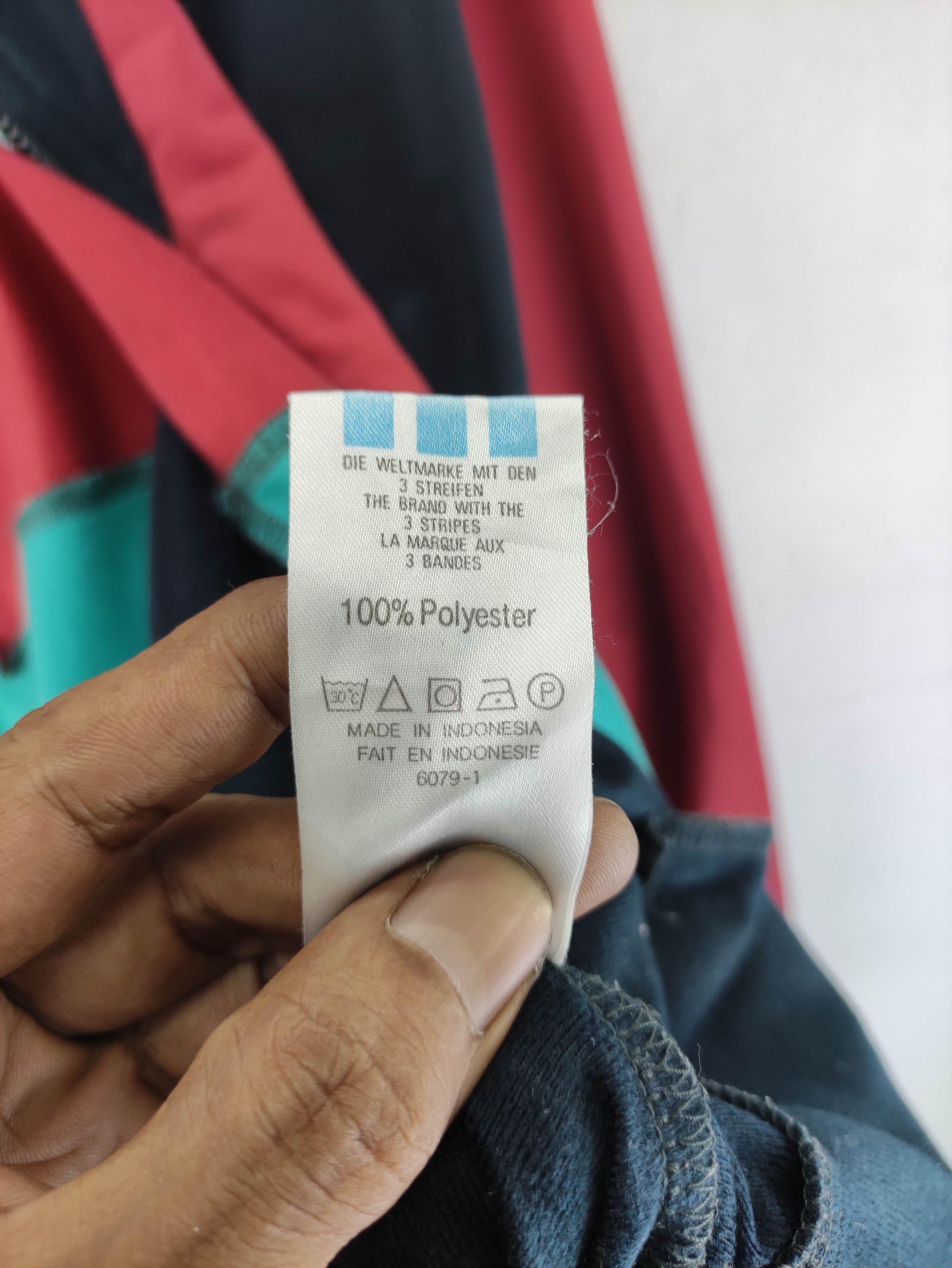 Adidas Vintage 90s Adidas Sweater Jacket Blocks Colour Zipper Size US XL / EU 56 / 4 - 7 Thumbnail
