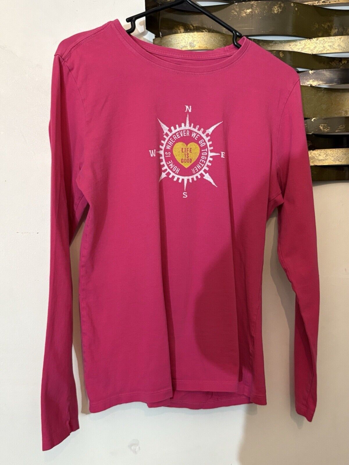 Life is Good Life is Good Home Together Long Sleeve Tshirt Medium Size M / US 6-8 / IT 42-44 - 1 Thumbnail