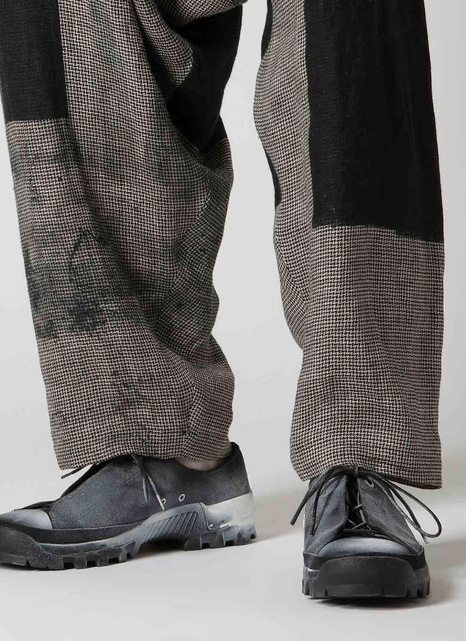 Yohji Yamamoto Yohji Yamamoto Pour Homme - SQUARE PATTERN SAROUEL PANTS Size US 32 / EU 48 - 15 Thumbnail