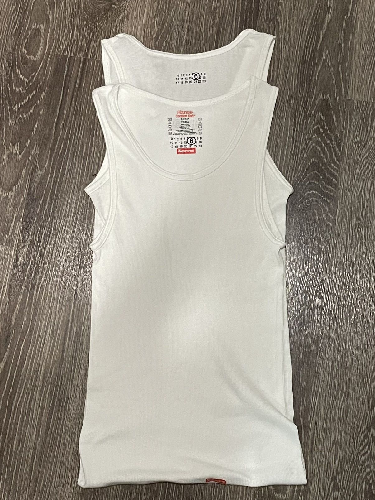 Supreme Supreme MM6 Maison Margiela Hanes Tagless Tank Top | Grailed