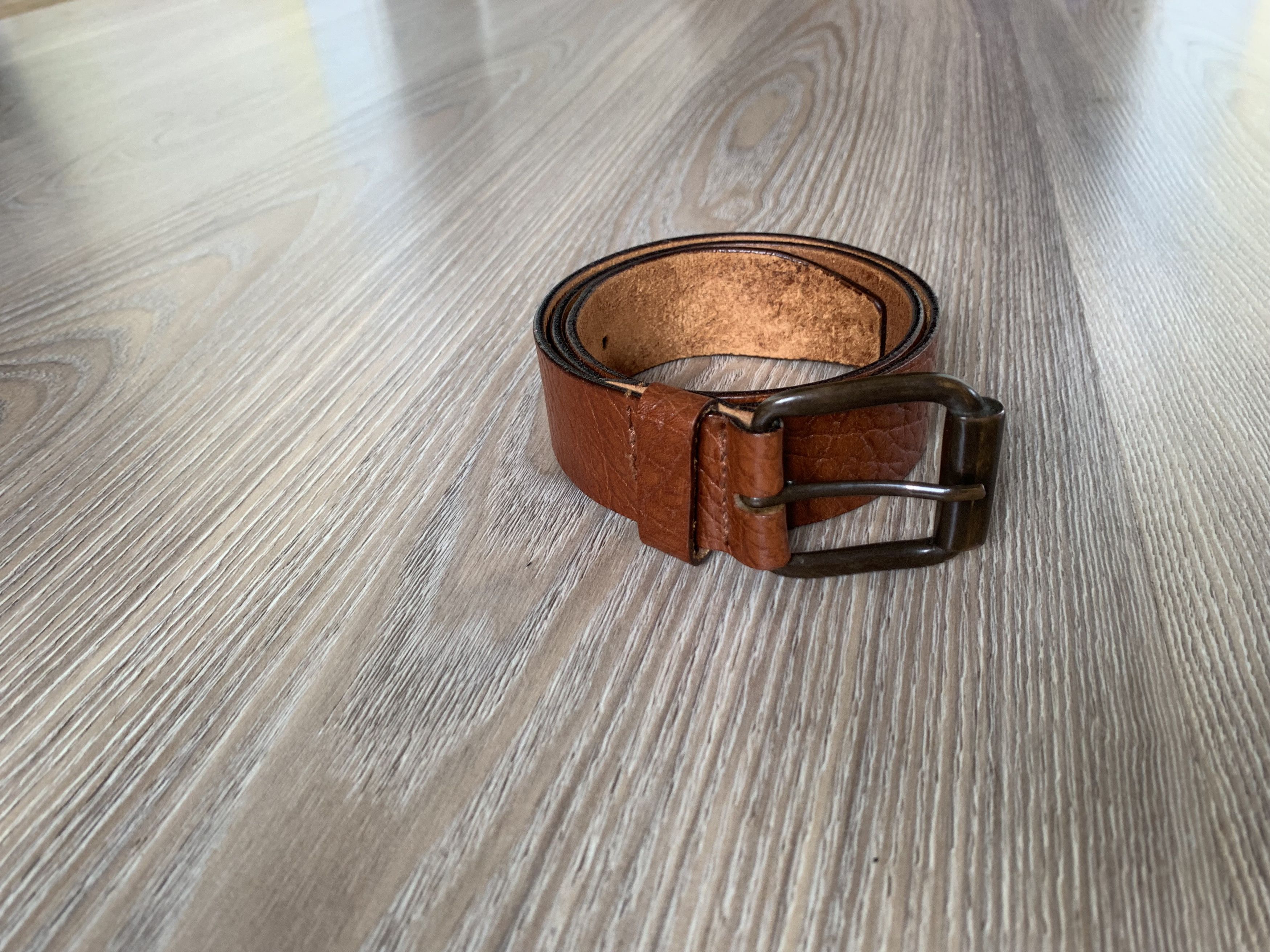 Esprit × Vintage Esprit Brown Classic Leather Belt Size ONE SIZE - 7 Thumbnail