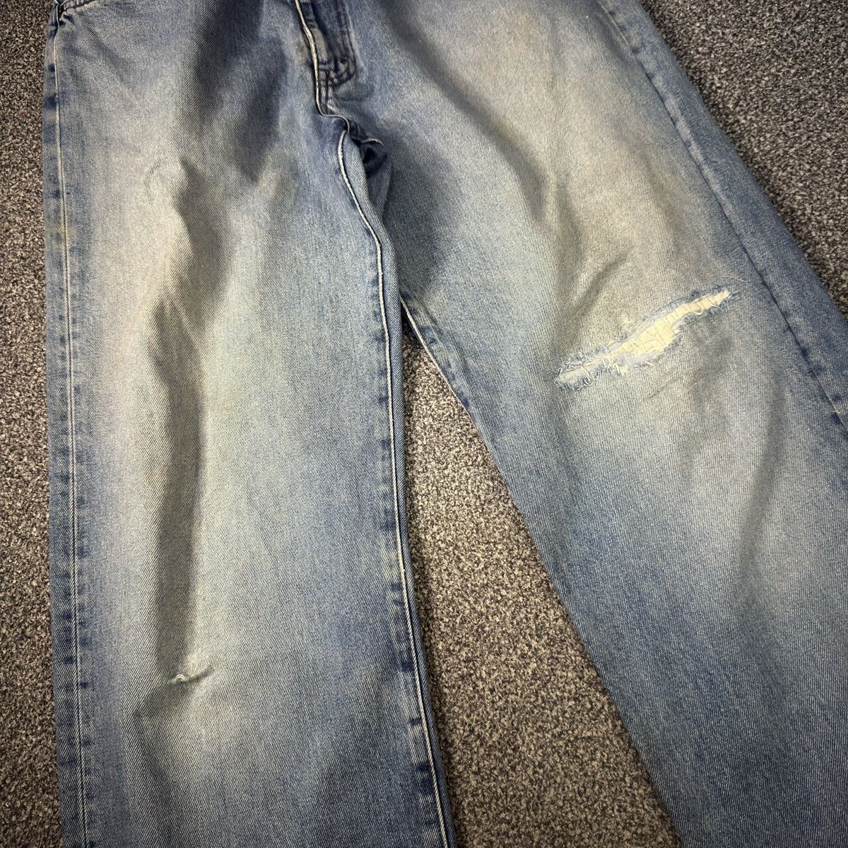Japanese Brand 🔥🇯🇵 Vintage Baggy Bobson Chessking D-Rise Denim Size US 32 / EU 48 - 4 Thumbnail