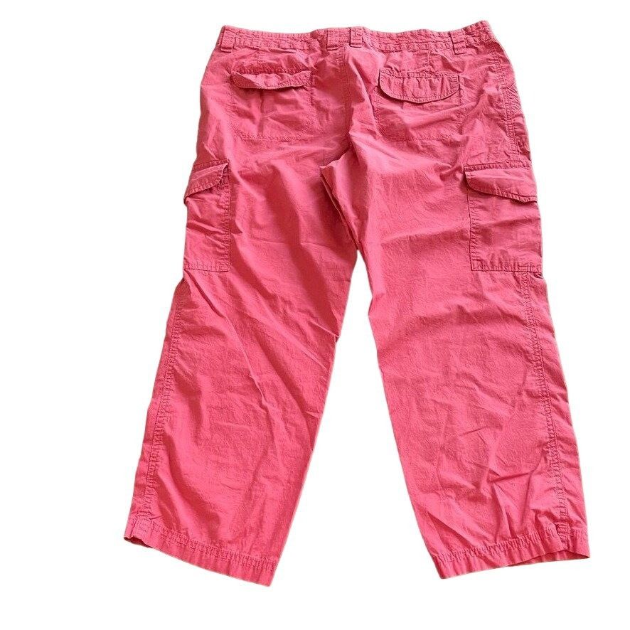 Other Women Crop Pants Pink Lightweight Size 14 London Jean Size 36" / US 14 / IT 50 - 2 Thumbnail