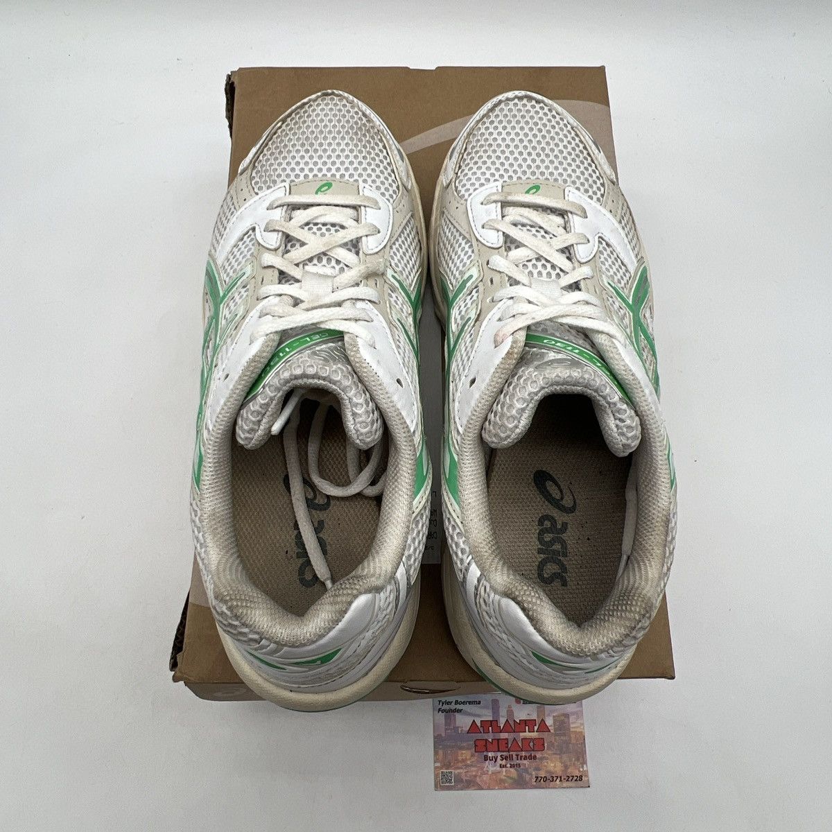 Asics Wmns gel 1130 white malachite green Size US 9.5 / IT 39.5 - 6 Thumbnail