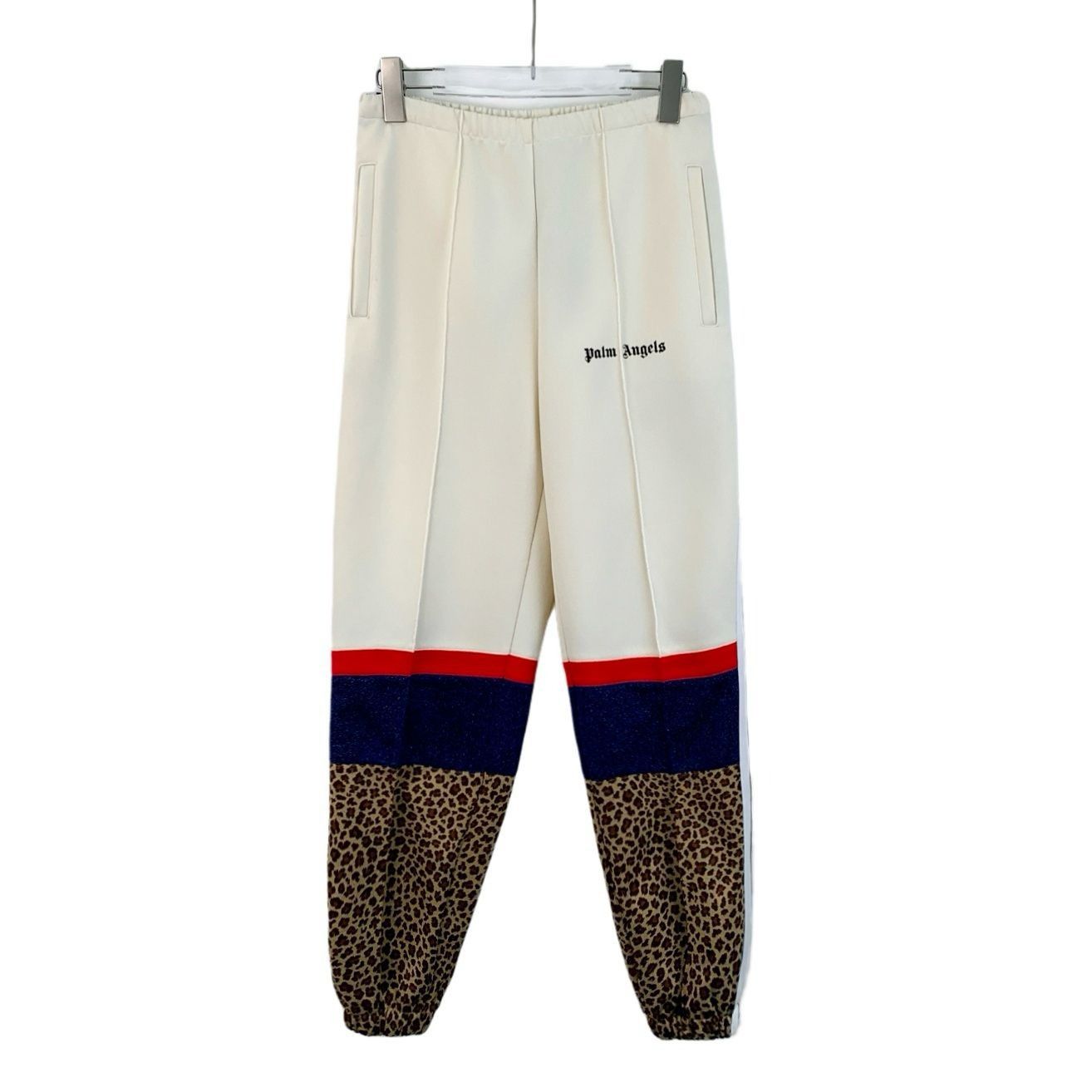 Palm Angels Palm Angels Colorblock Leopard Panel Jogger Pants (Size S) Size 26" / US 2 / IT 38 - 1 Thumbnail