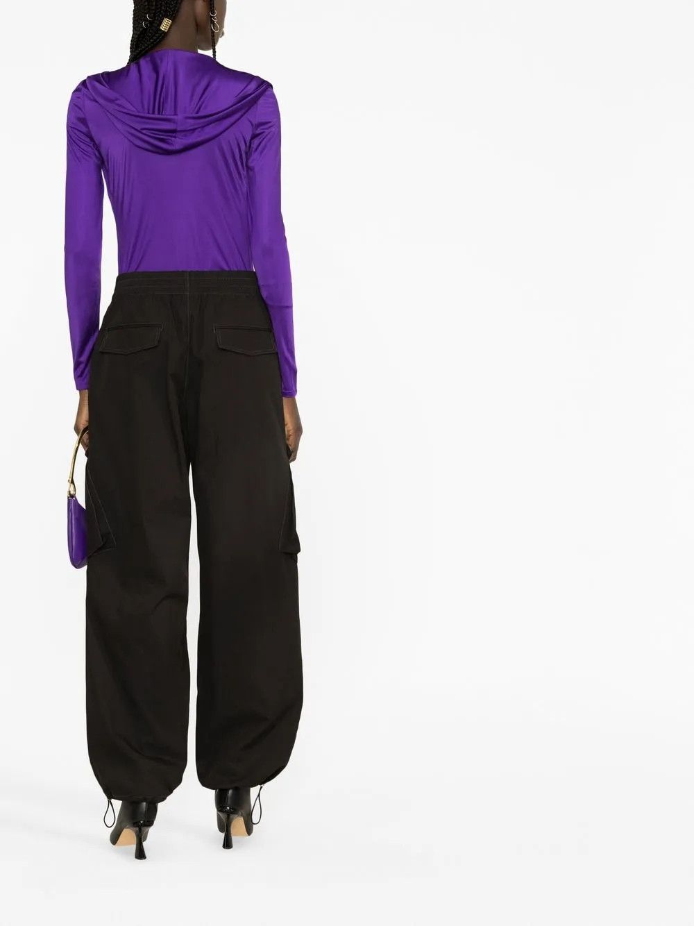Versace o1y0226 Bodysuit in Purple Size S / US 4 / IT 40 - 4 Thumbnail