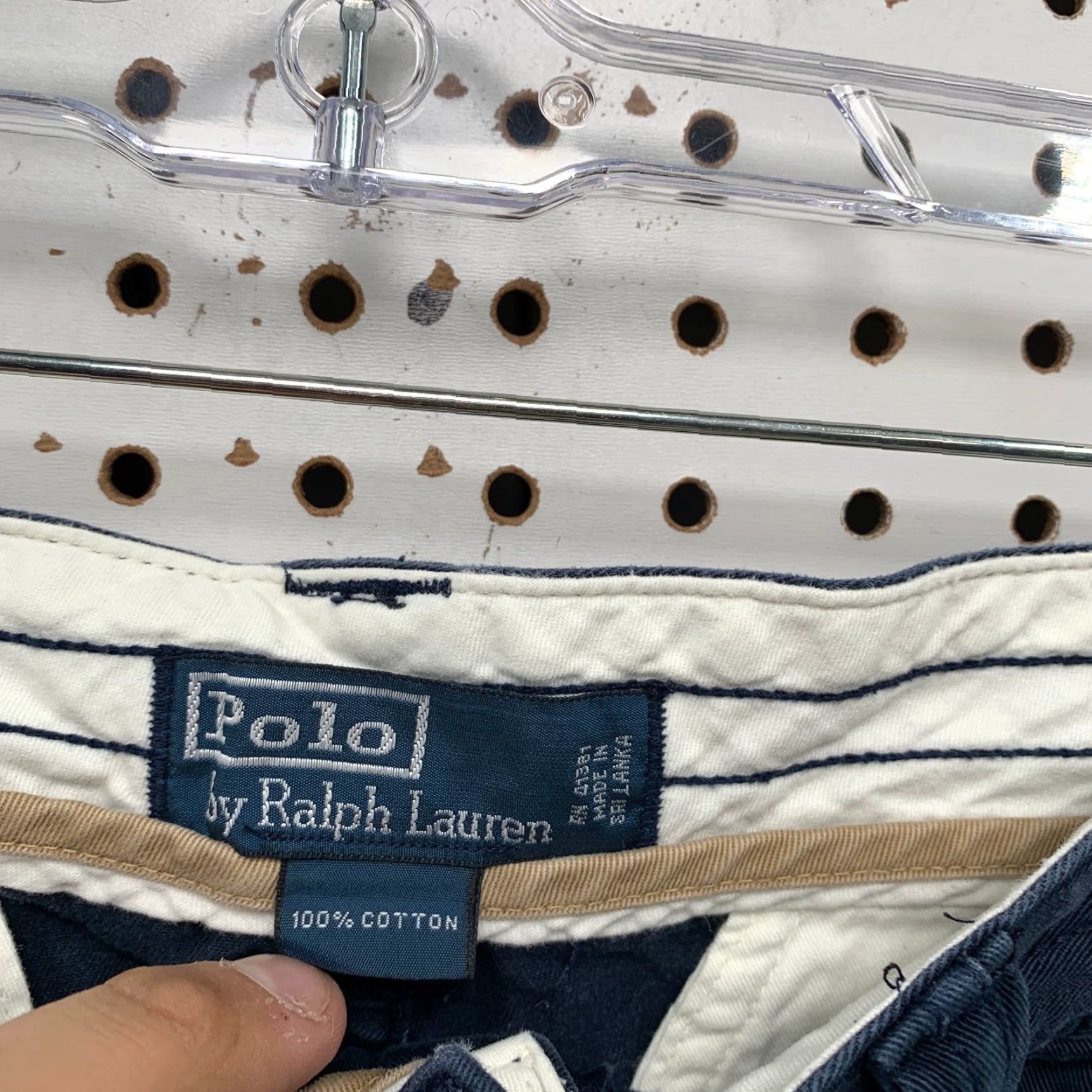 Polo Ralph Lauren VINTAGE Polo Ralph Lauren Cargo Shorts Mens 33x10 Blue Military Utility Pocket Shorts Size US XS / EU 42 / 0 - 3 Thumbnail