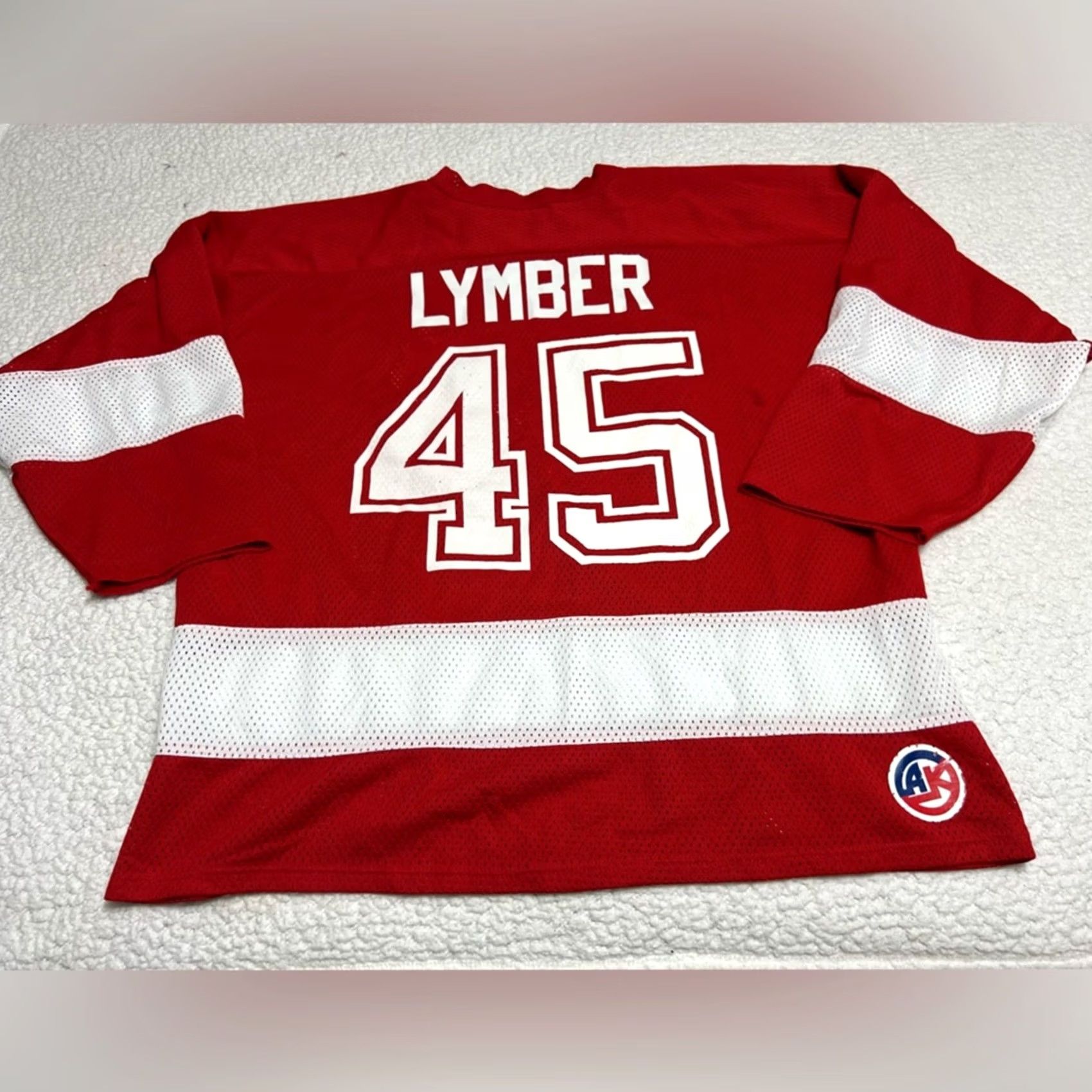 Vintage VINTAGE Wisconsin Badgers Athletic Knit Hockey Jersey Shirt XL Men Red Athletic Knit Size US XL / EU 56 / 4 - 2 Thumbnail