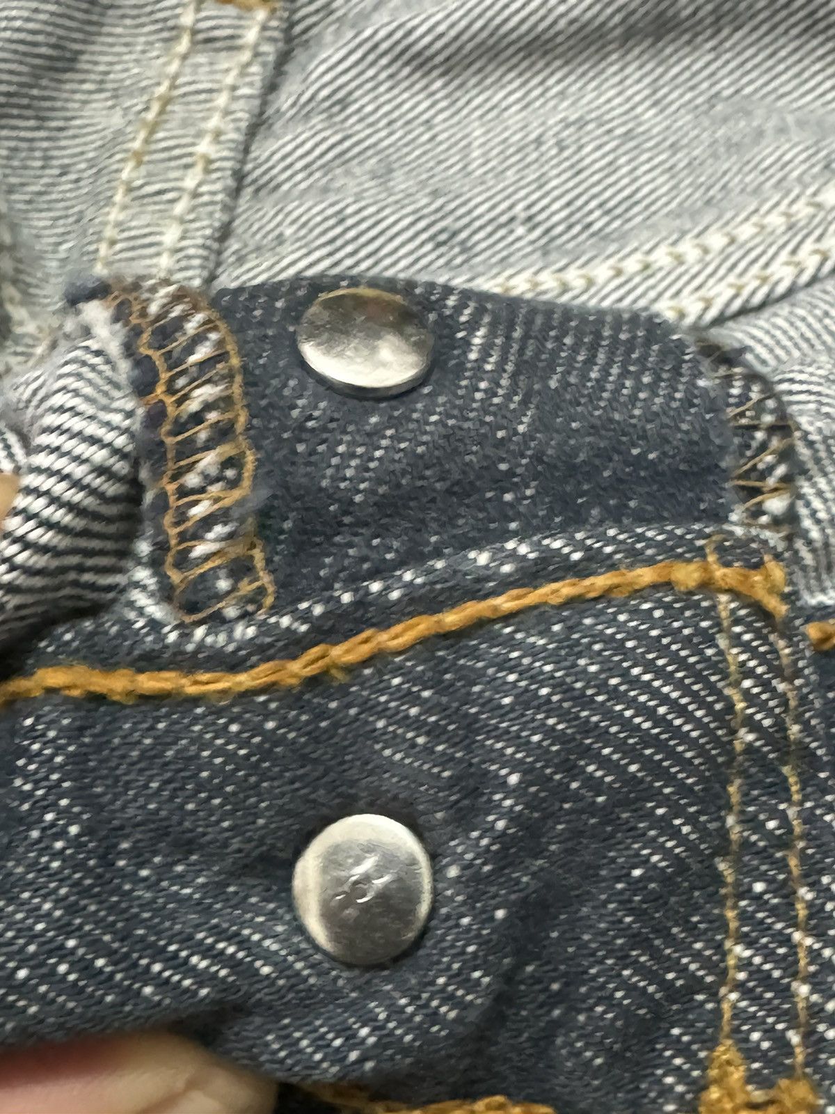 Levi's × Levi's Vintage Clothing × Vintage Vintage Levi’s 501 Distressed Blue Denim Jeans 34x32 Size US 34 / EU 50 - 6 Thumbnail