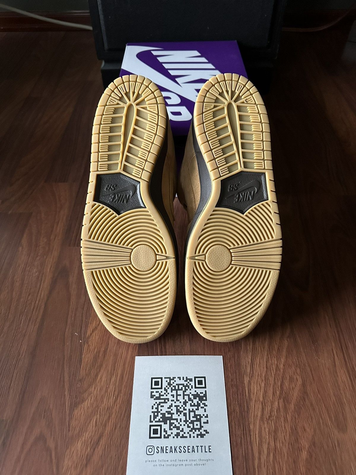 Nike Dunk Low Pro SB Wheat Mocha Size 13M BQ6817-204