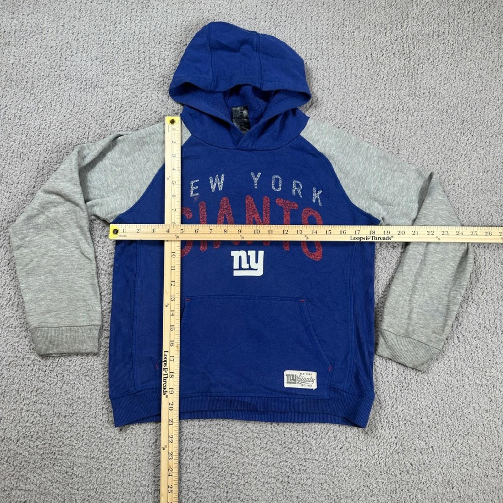 Other New York Giants NFL Football Raglan Hoodie Y Medium 10/12 Size US M / EU 48-50 / 2 - 2 Thumbnail