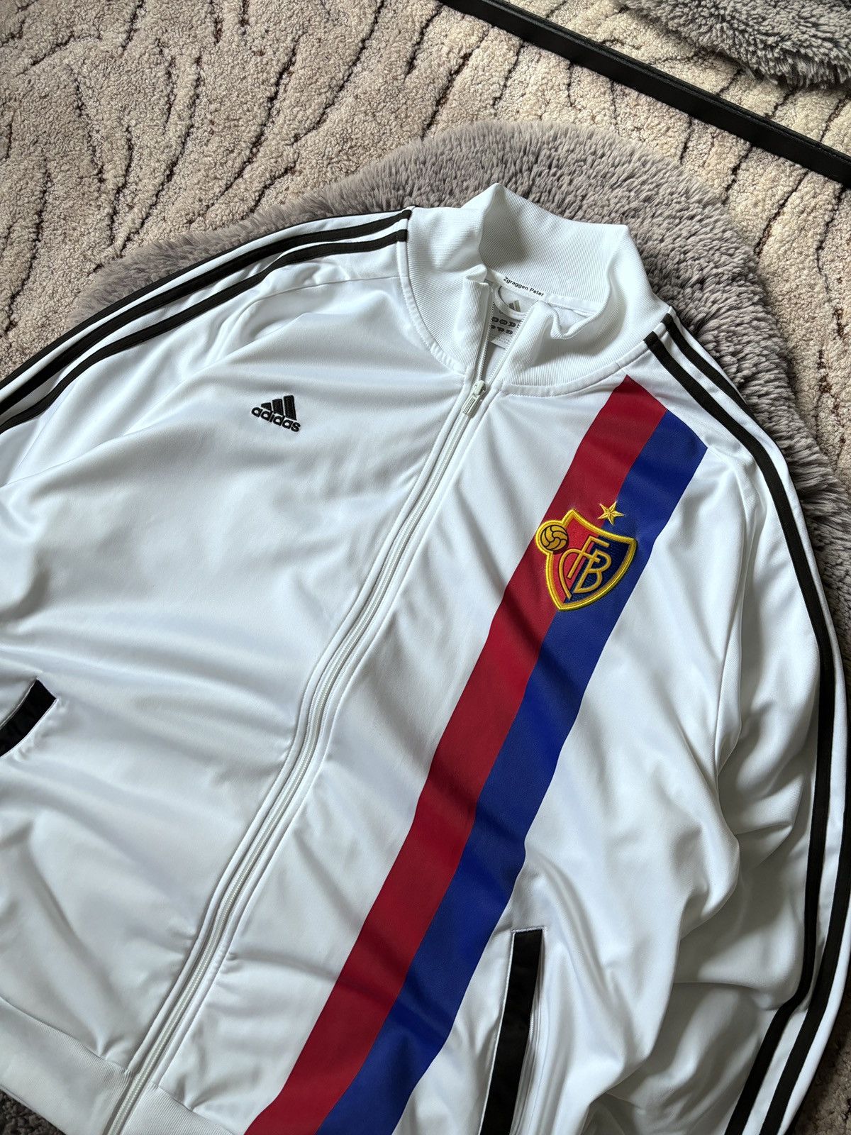 Adidas Adidas FC Basel Track Top Tracksuit Training soccer jacket Size US XXL / EU 58 / 5 - 3 Thumbnail