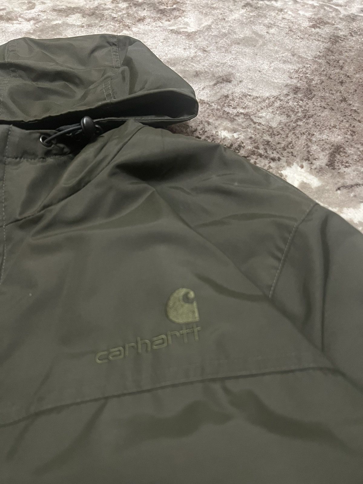 Carhartt × Vintage Vintage Carhartt fleece hooded Jacket y2k size L Size US L / EU 52-54 / 3 - 3 Thumbnail