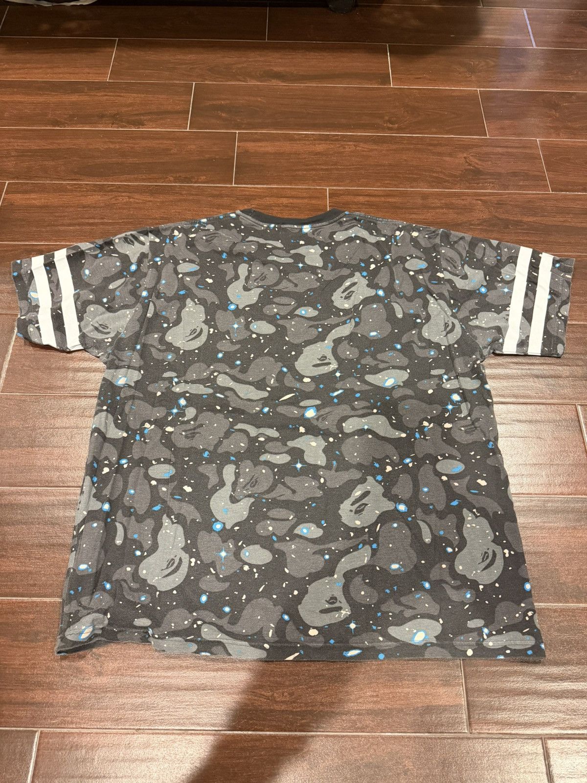 Bape BAPE Galaxy Camo Football Tee Black XXL Size US XXL / EU 58 / 5 - 2 Thumbnail