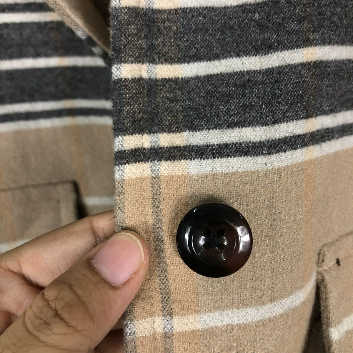 Flannel × Japanese Brand 🔥90’s Vintage Flannel Jacket Tartan Design GU Issey Miyake Size US XL / EU 56 / 4 - 12 Thumbnail
