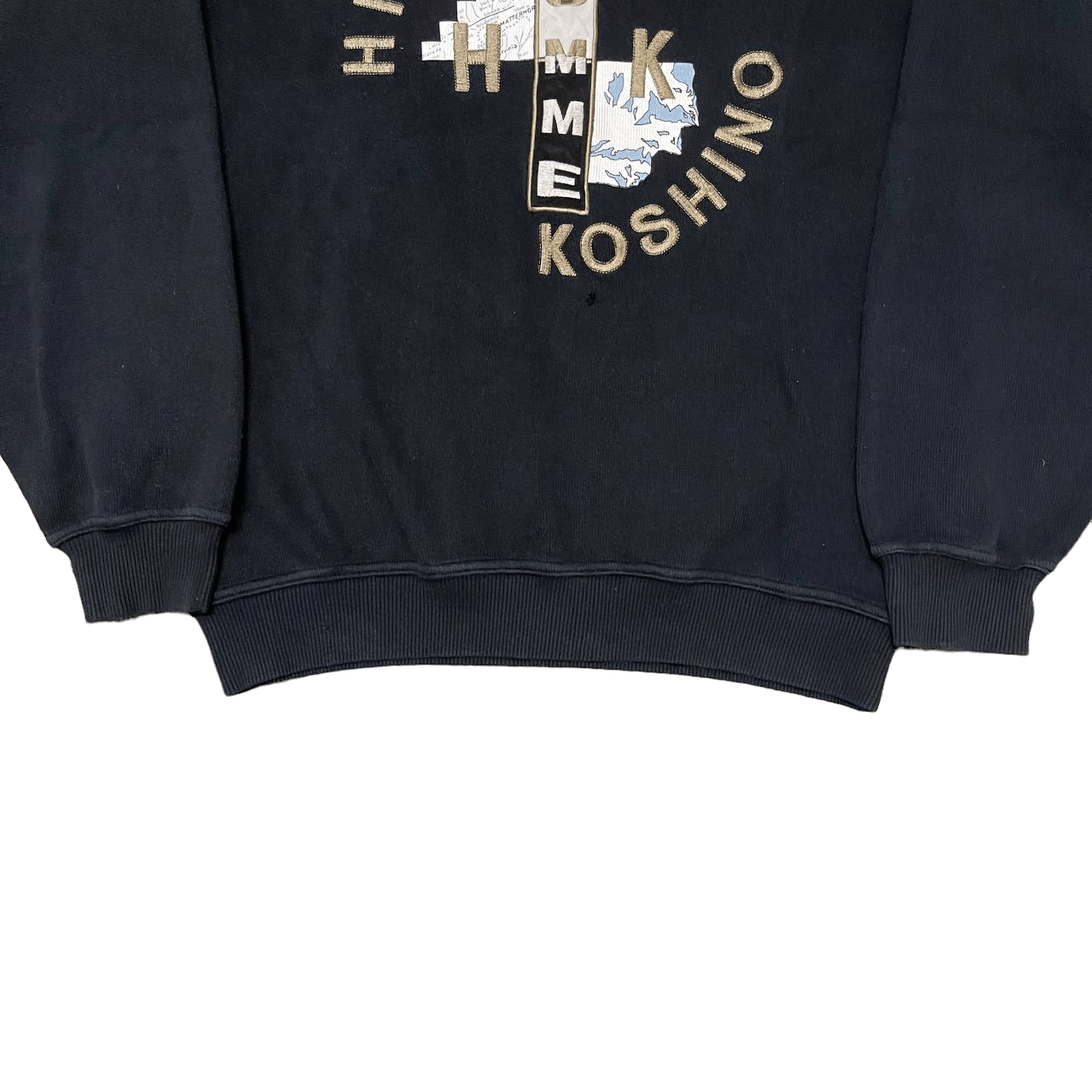 Hiroko Koshino Homme Rare🔥 Vintage Hiroko Koshino Homme Sweatshirt Embroidery Size US M / EU 48-50 / 2 - 3 Thumbnail