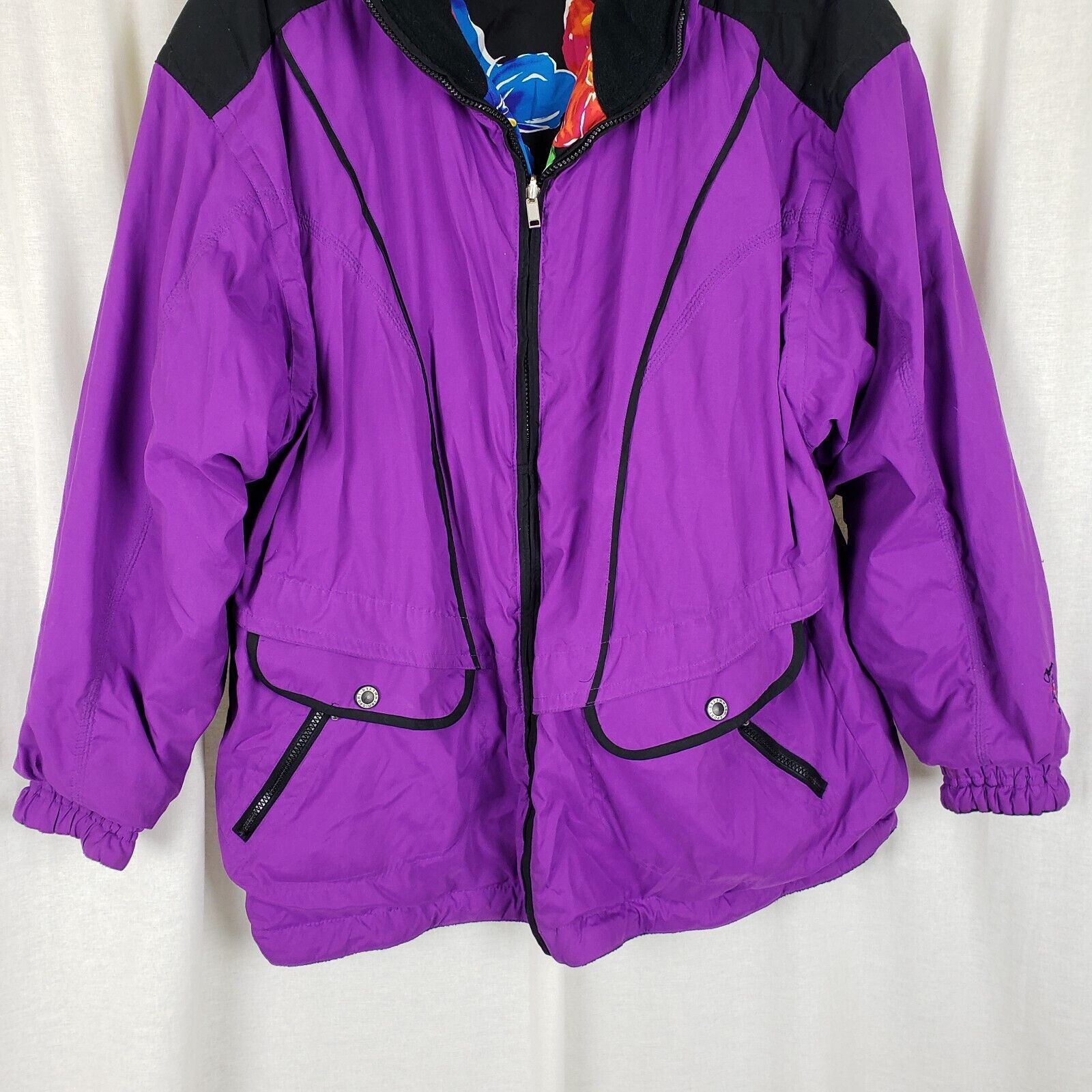 Obermeyer Obermeyer Orange Blossom Reversible Puffer Ski Parka Jacket Size XL / US 12-14 / IT 48-50 - 4 Thumbnail