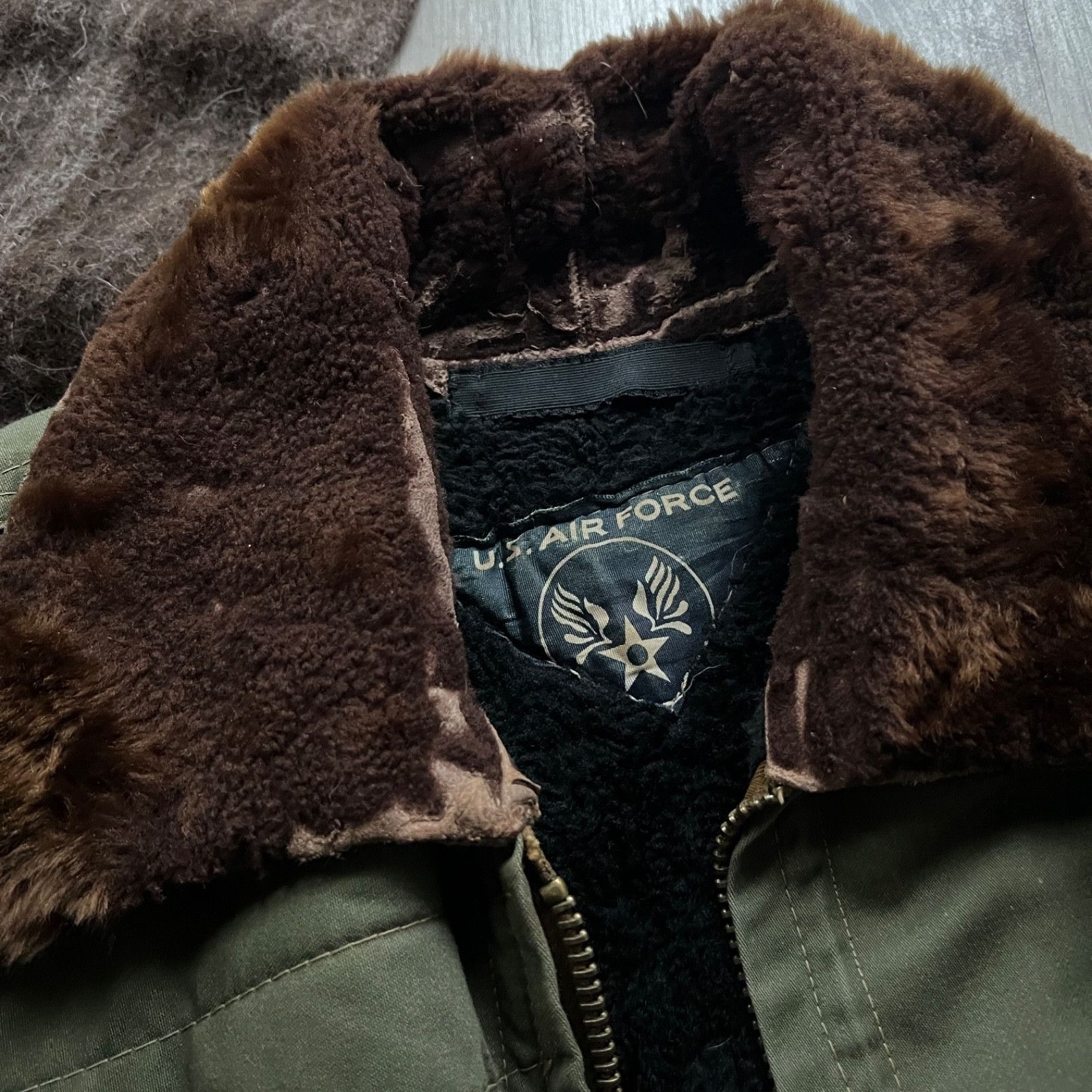 Vintage Vintage 60s US Air Force USAF Military Jacket 9703AC Size US L / EU 52-54 / 3 - 4 Thumbnail