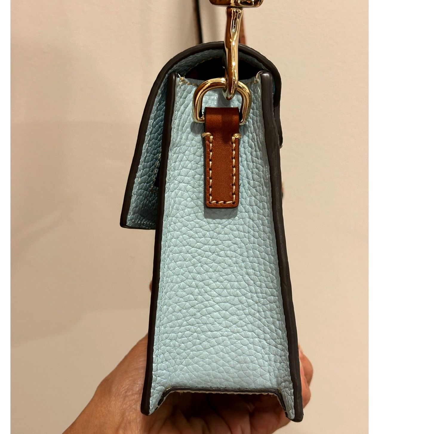 Dooney & Bourke Dooney & Bourke Pebble Grain Crossbody Caribbean Blue Size ONE SIZE - 10 Thumbnail
