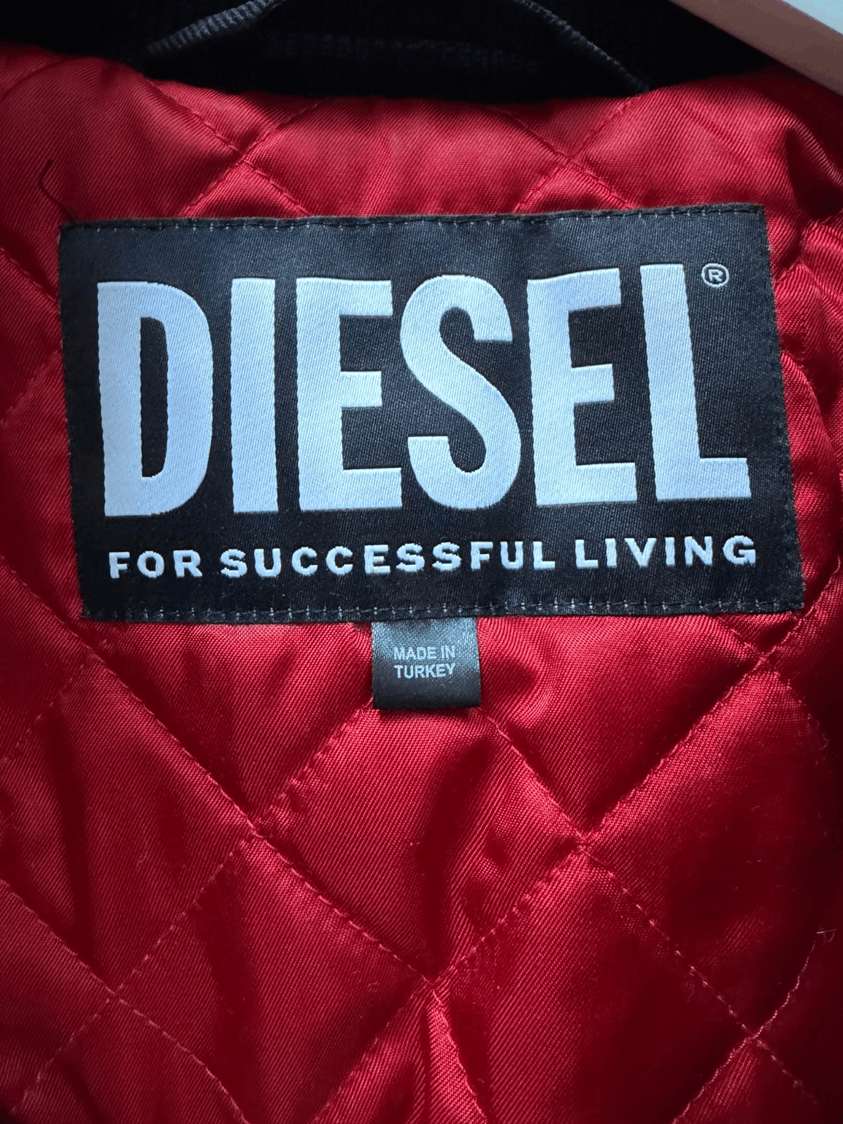 Diesel L-Keir Patchwork Black & Multicolor Varsity Bomber Jacket XL Size US XL / EU 56 / 4 - 5 Thumbnail