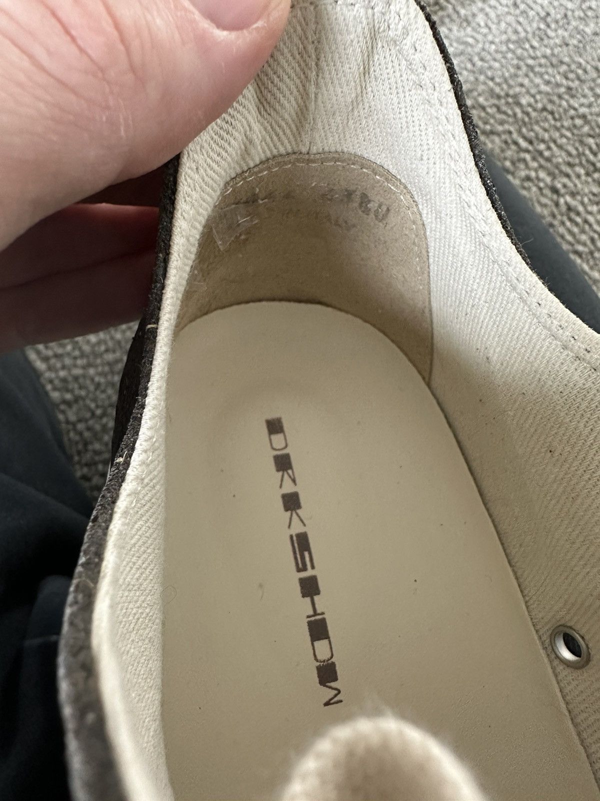 Rick Owens Drkshdw Ramones low seaweed Size US 10.5 / EU 43-44 - 7 Thumbnail