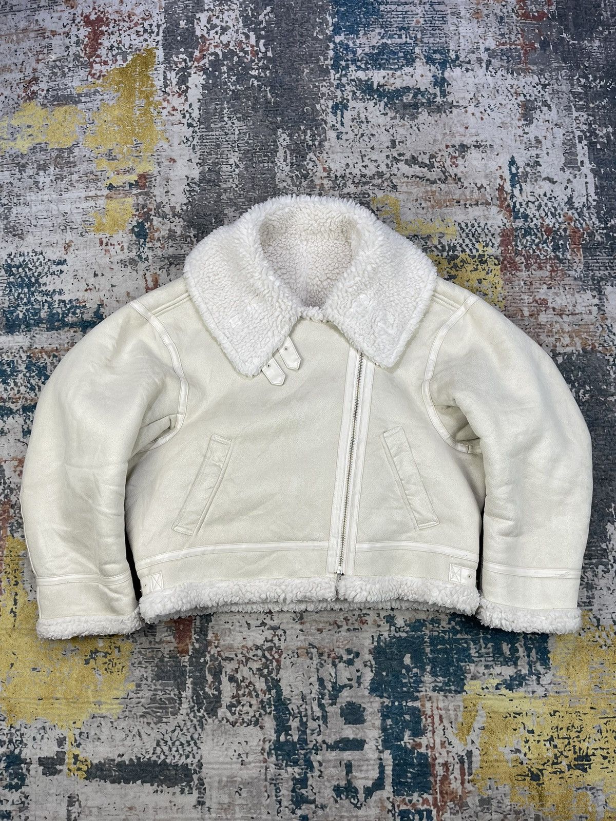 Japanese Brand Mercuryduo AW Faux Shearling Big Collar Bomber Jacket Size M / US 6-8 / IT 42-44 - 4 Thumbnail