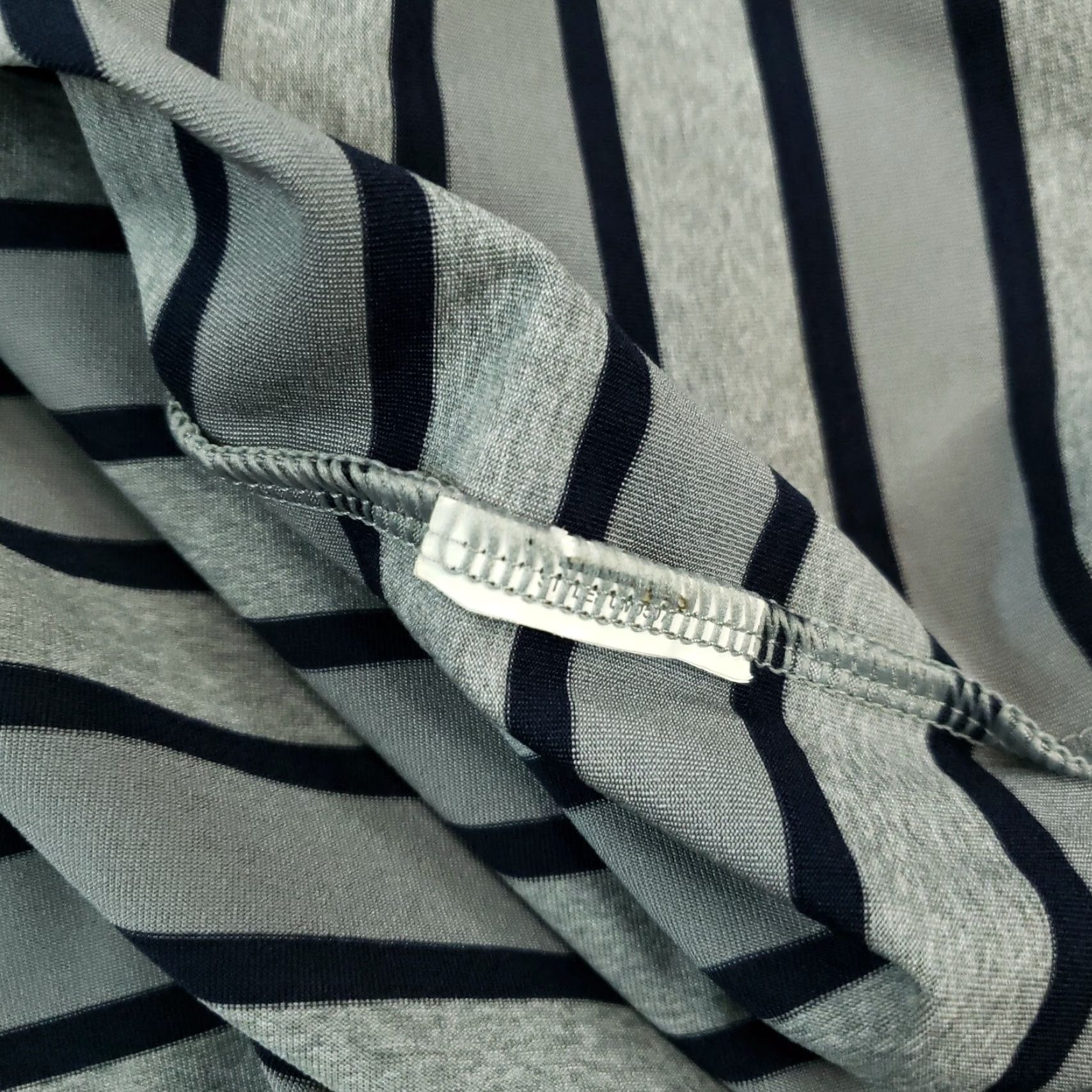 Under Armour Under Armour Polo Shirt Mens Large Gray Striped Golf Activewear Loose Stretch Size US L / EU 52-54 / 3 - 7 Thumbnail
