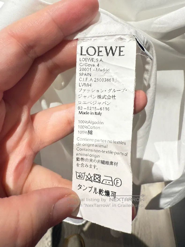 Loewe Loewe Asymmetrical shirt Size M / US 6-8 / IT 42-44 - 4 Thumbnail