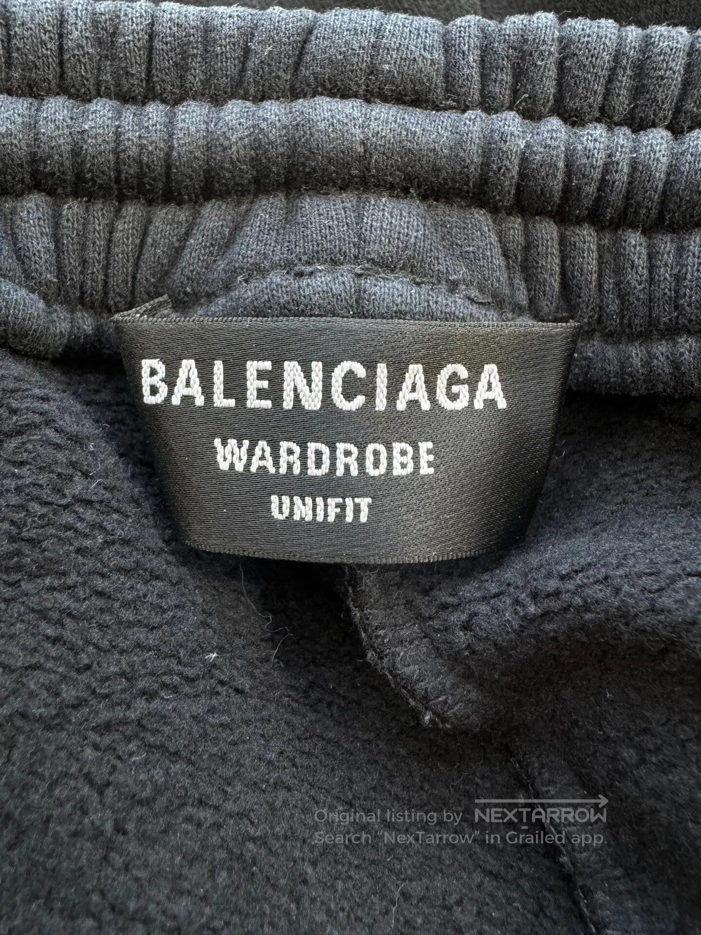 Balenciaga balenciaga black distressed shorts with logo. Size US 42 / EU 58 - 5 Thumbnail