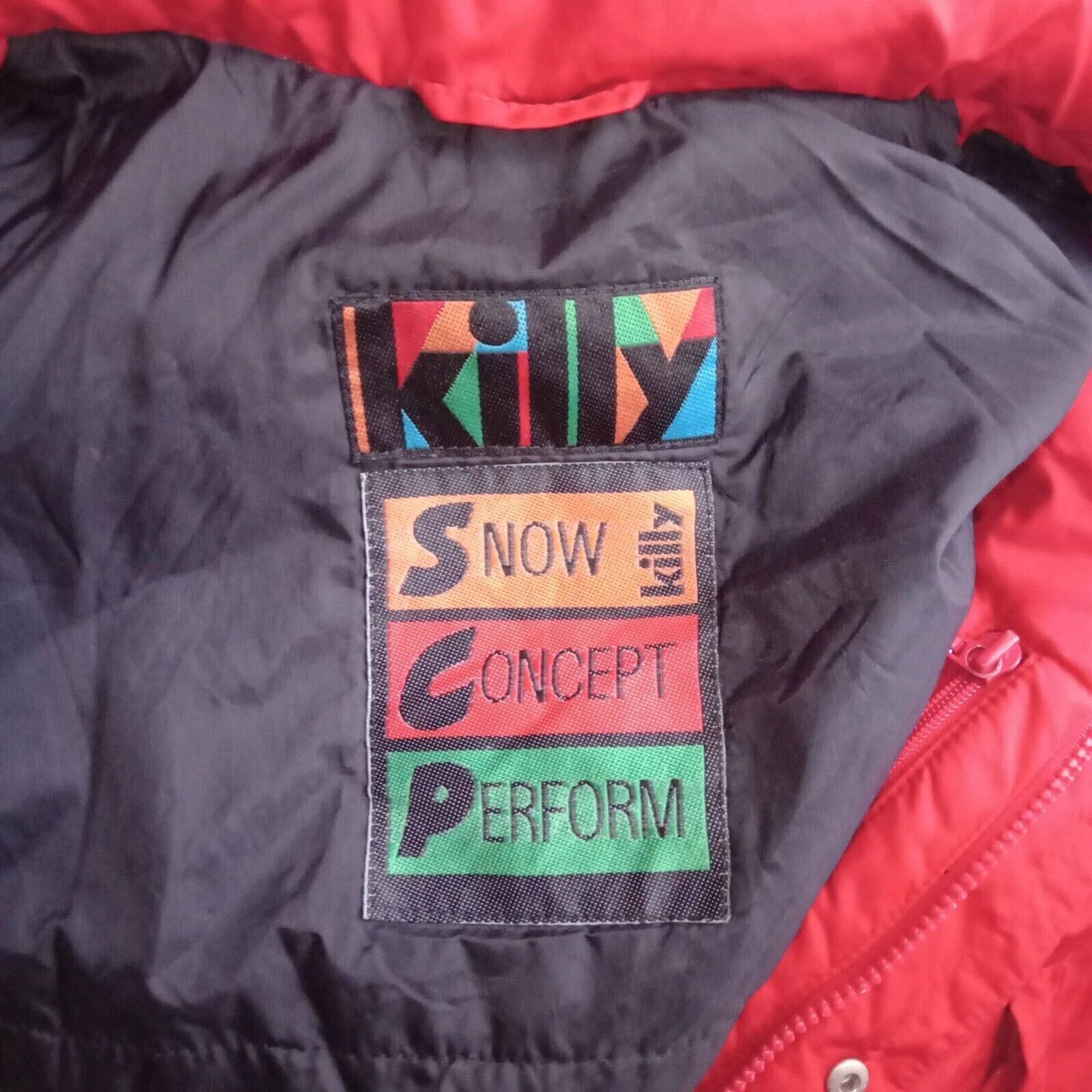 Other Vintage KILLY Red One Piece Ski Suit Snowsuit Sz 12 Size L / US 10 / IT 46 - 8 Thumbnail