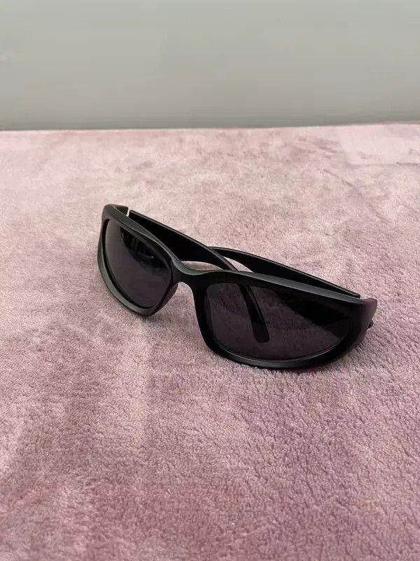 Japanese Brand × Vintage Vintage Silver Chrome Y2K glasses Sunglasses cyber rave punk Size ONE SIZE - 4 Thumbnail