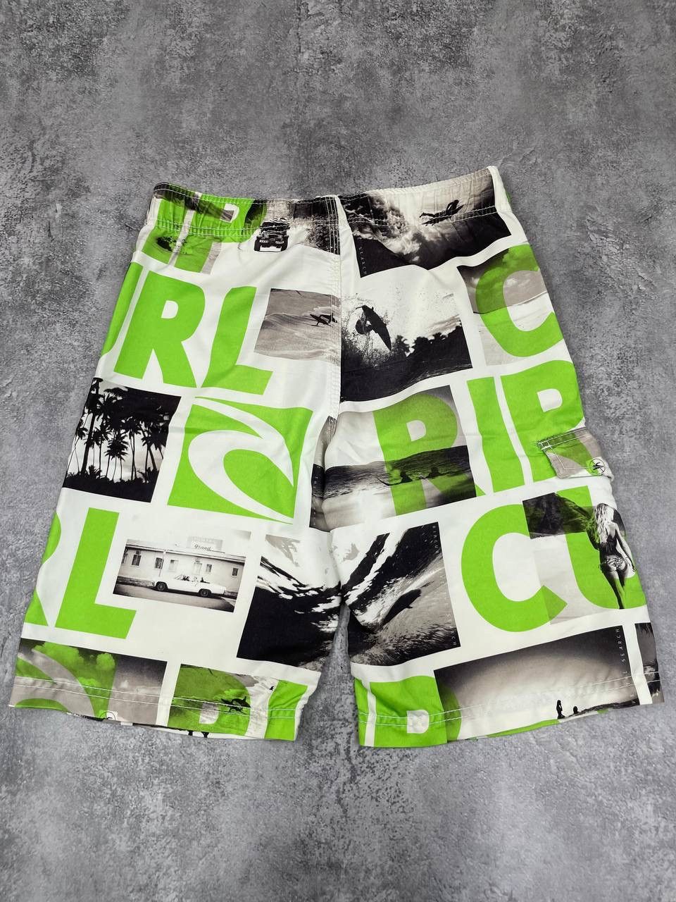 Rip Curl Rip Curl Men Board Shorts Surf Swim Green White Size L Size US 34 / EU 50 - 4 Thumbnail
