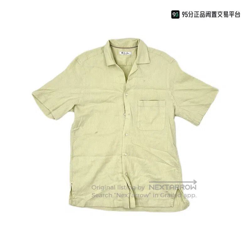 Loro Piana Loro Piana Tindaro Short Sleeve Button Shirt. Size US S / EU 44-46 / 1 - 6 Thumbnail