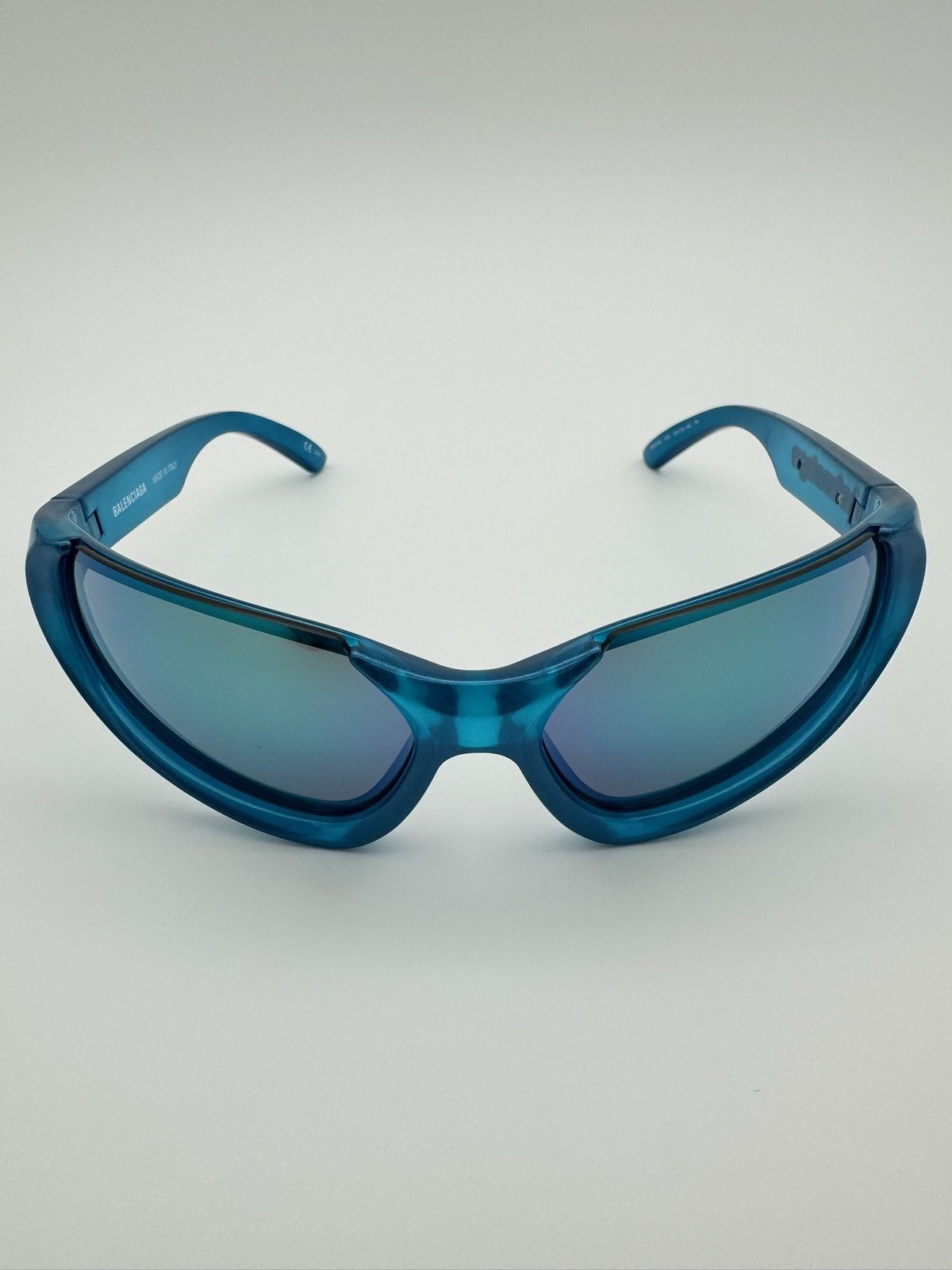 Balenciaga Balenciaga Xpander Cat-Eye Frame Sunglasses - Blue Size ONE SIZE - 2 Thumbnail
