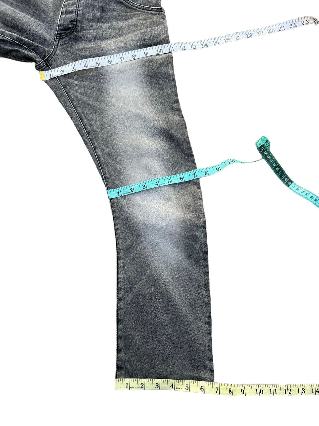 Attachment Attachment Japan Curved Leg Stretchable Cropped Denim Size US 30 / EU 46 - 4 Thumbnail
