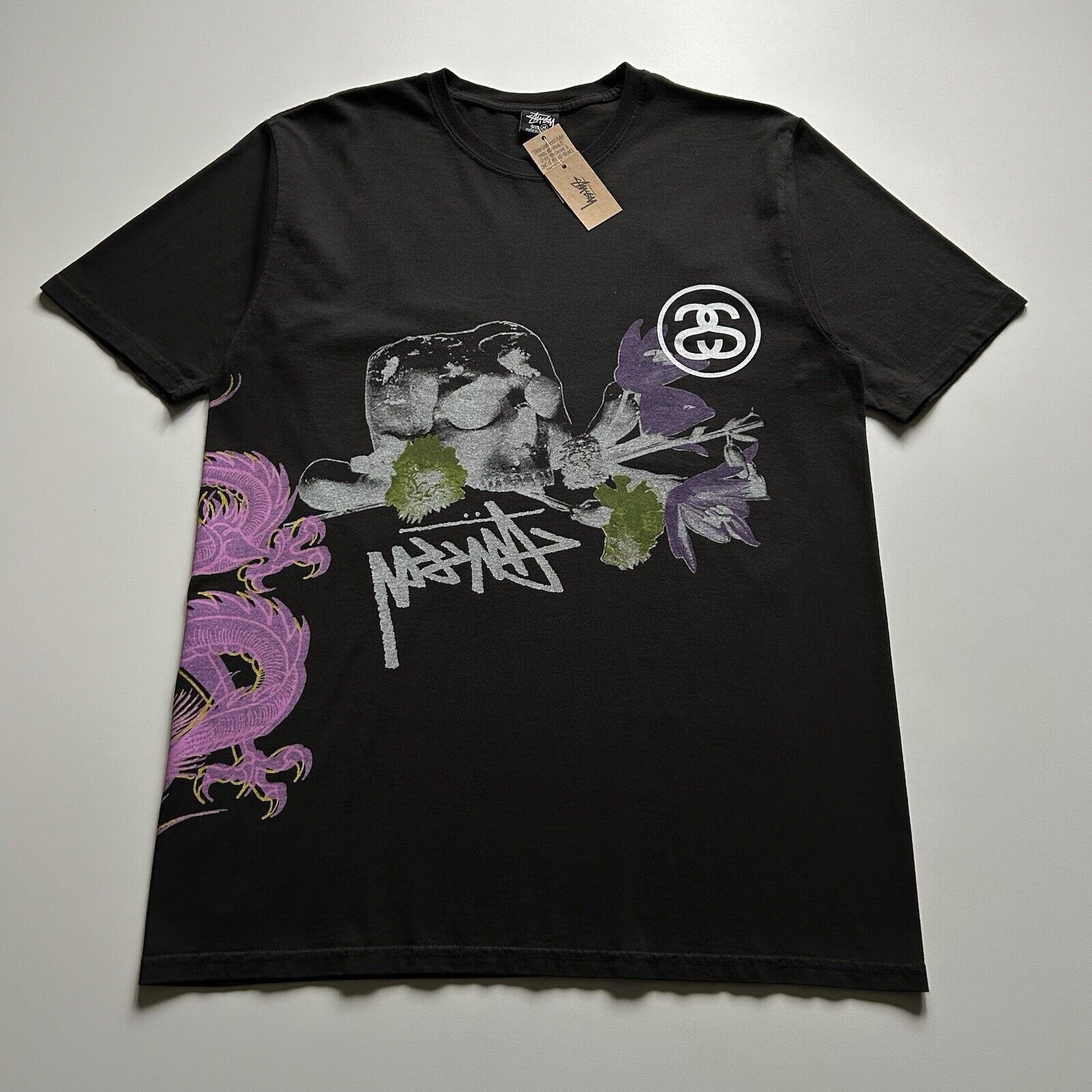Stussy Stussy S Talk Pigment Dyed Rare t shirt | Grailed