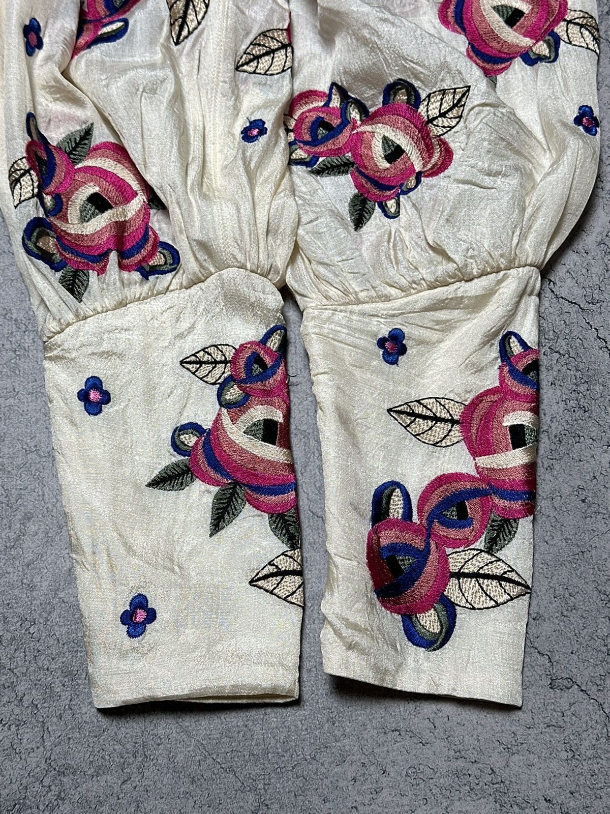 Isabel Marant Isabel Marant Ciameli Embroidered Floral Silk Blouse Size M / US 6-8 / IT 42-44 - 12 Thumbnail