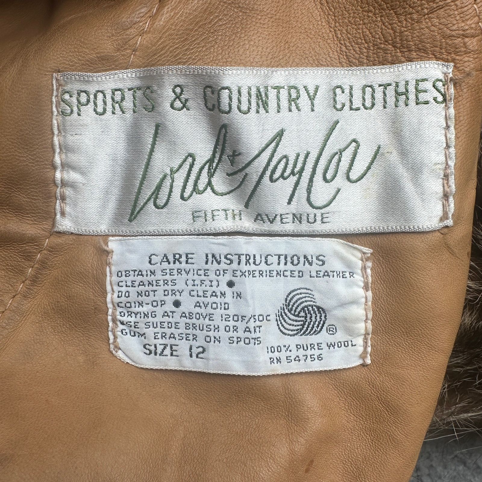 Sawyer of Napa Vintage Sawyer of Napa Fifth Avenue Leather Coat Womens 12 Size XL / US 12-14 / IT 48-50 - 4 Thumbnail