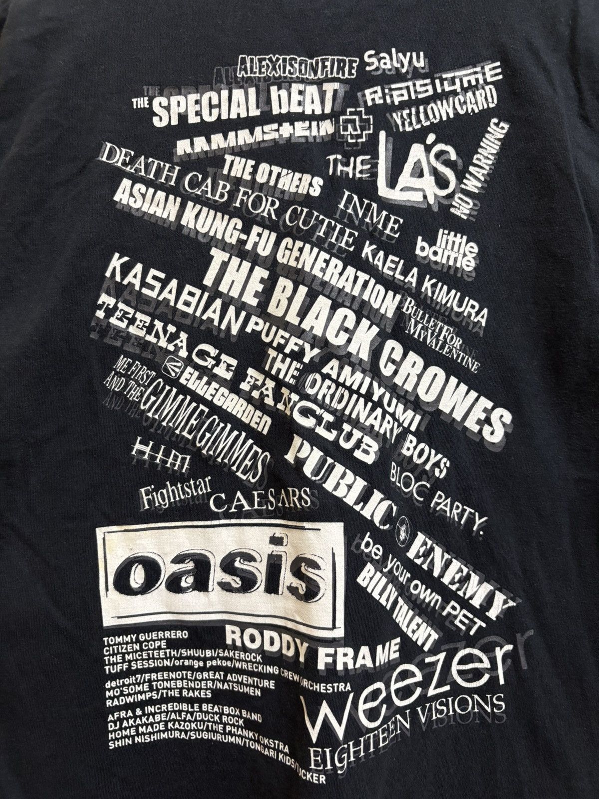 Band Tees Vintage Summer Sonic Band Oasis Nine Inch Nails Slipknot Size US M / EU 48-50 / 2 - 6 Thumbnail