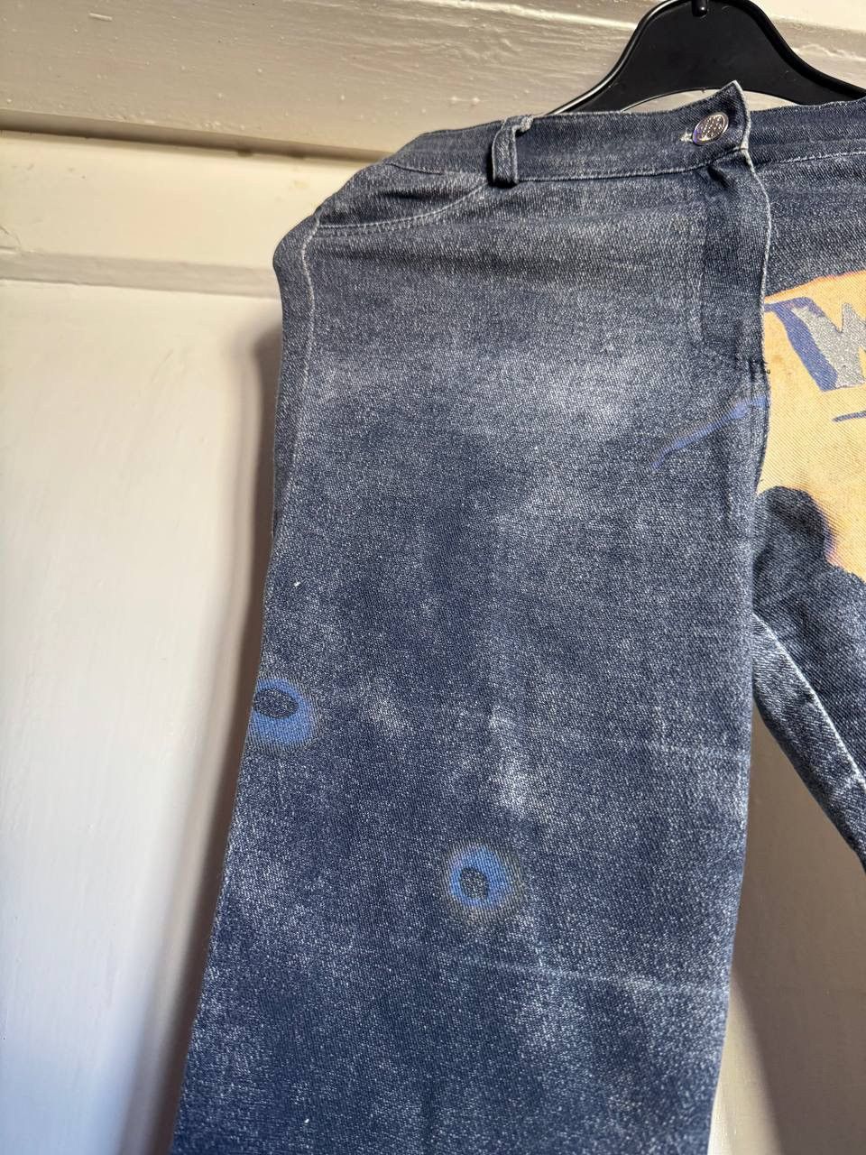 Japanese Brand × Vintage Maille Demoiselle Flare Jeans Japanese Brand Size 25" / US 0 / IT 36 - 3 Thumbnail