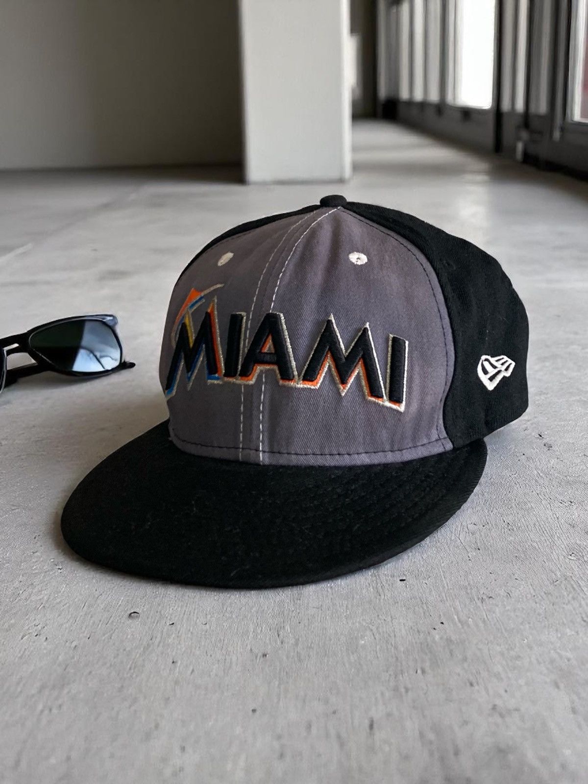 New Era New era miami marlina mlb hat cap y2k uk drill drip opium Size ONE SIZE - 1 Thumbnail