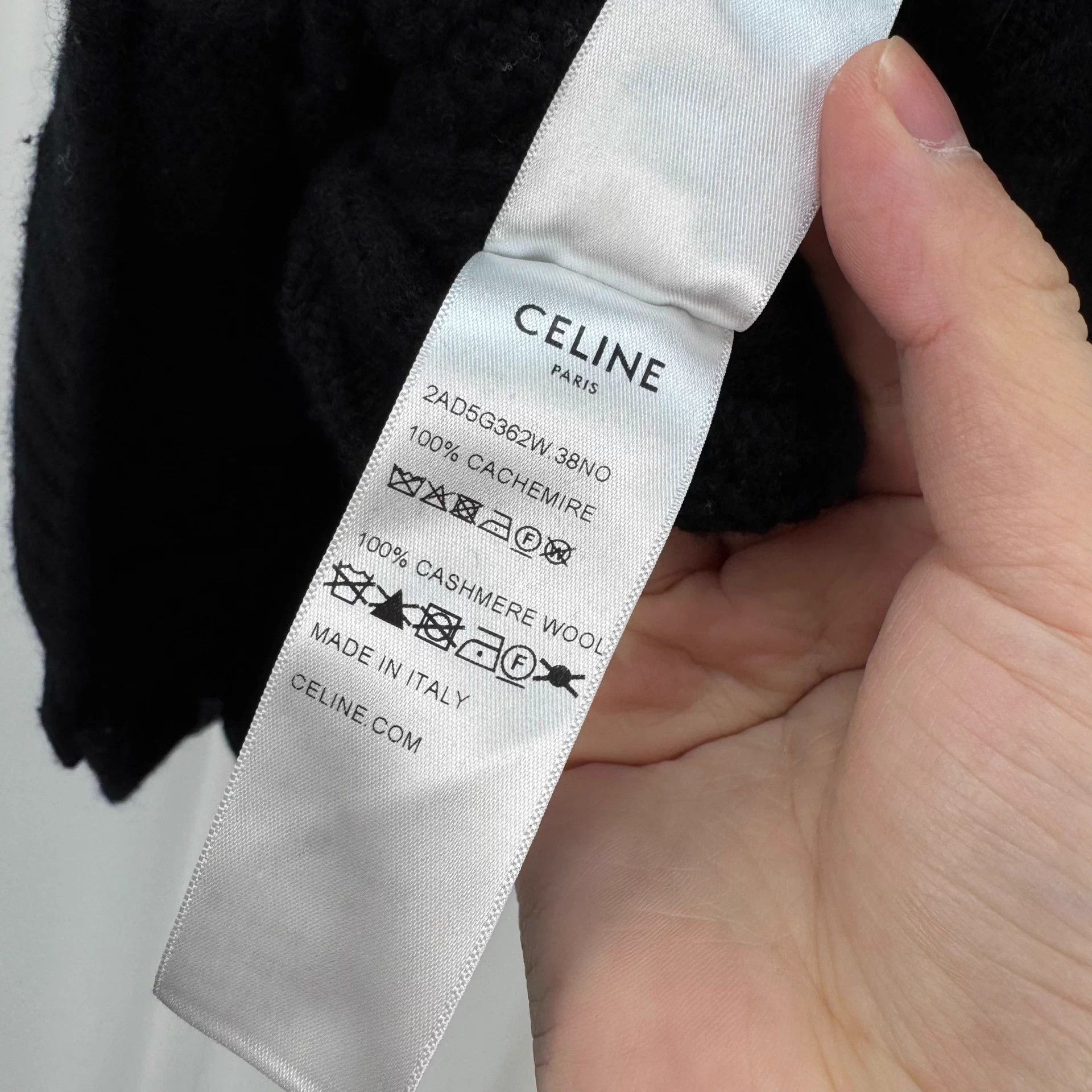 Celine Celine 25ss Arc leather cable cashmere cardigan M 99new Size M / US 6-8 / IT 42-44 - 6 Thumbnail