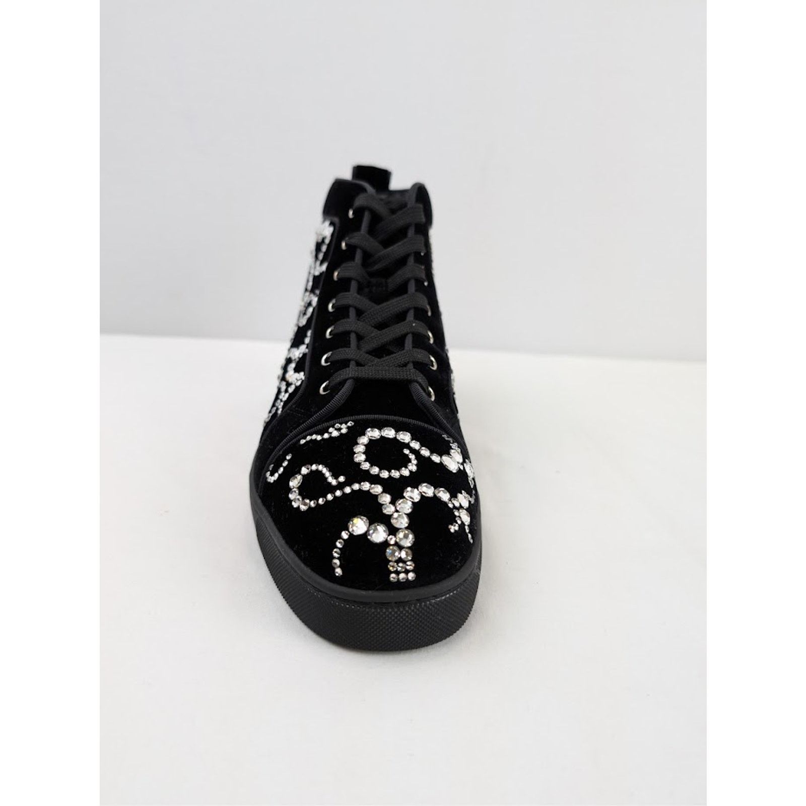 Christian Louboutin o1rshd1 Octolouis Strass Sneakers in Black/Crystal Size US 9 / EU 42 - 15 Thumbnail