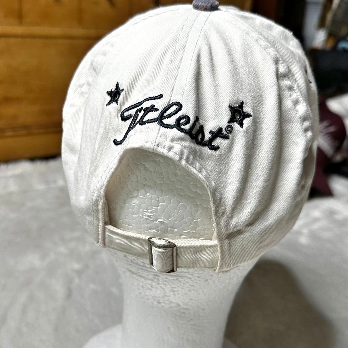 Titleist Titleist Golf Hat White Adjustable Embroidered Logo Cap Size ONE SIZE - 6 Thumbnail