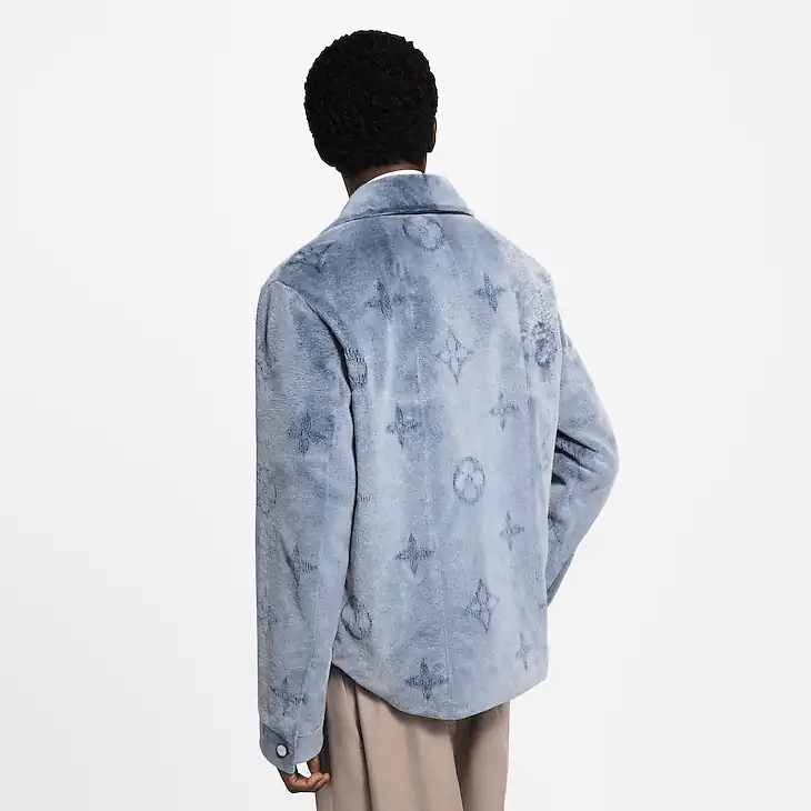 Louis Vuitton Mink Perforated Monogram Overshirt Size US S / EU 44-46 / 1 - 3 Thumbnail